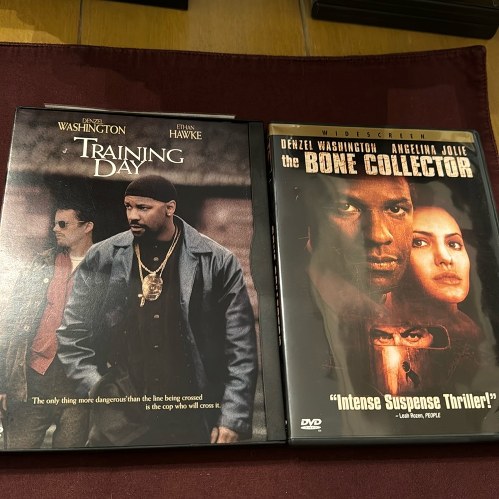 * Denzel Washington  Training Day & Bone Collector
